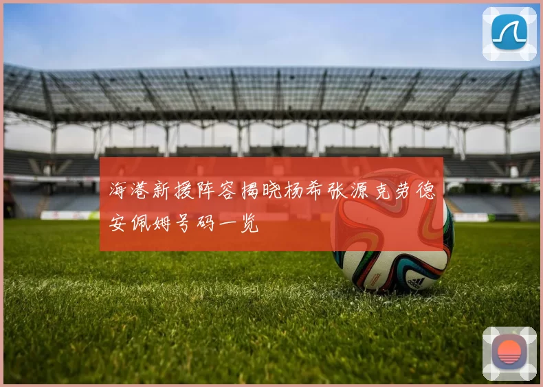 海港新援阵容揭晓杨希张源克劳德安佩姆号码一览